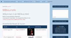 Desktop Screenshot of mbtouristik.de