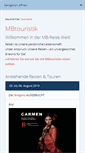 Mobile Screenshot of mbtouristik.de